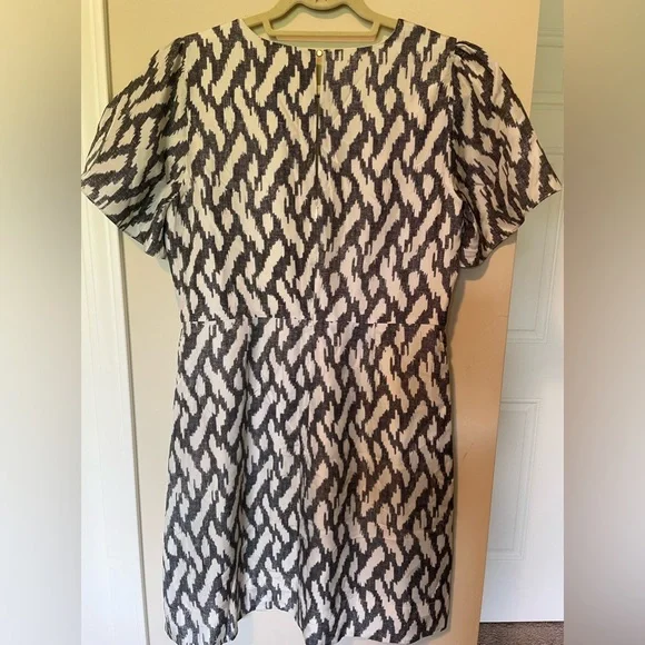 JCrew Silk lined Patterned Dress, Size 12 - Picture 3 of 5